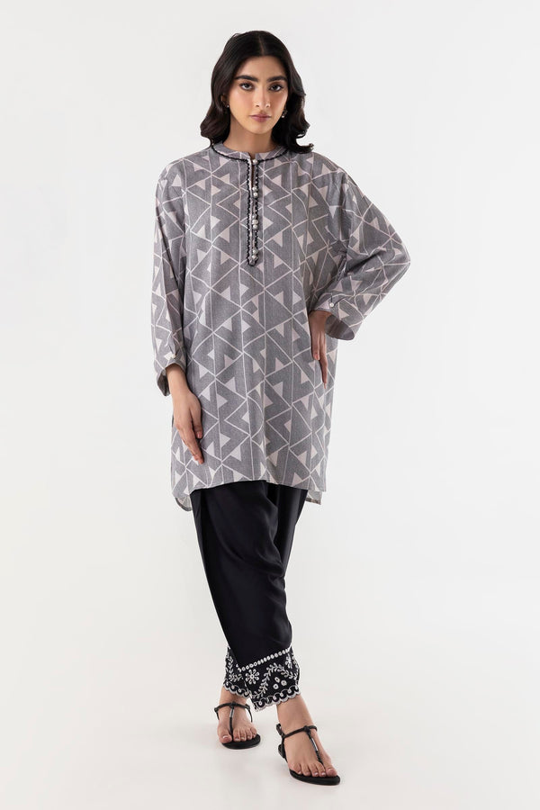 Stitched Multi Printed Shirt (SS25BSP104)