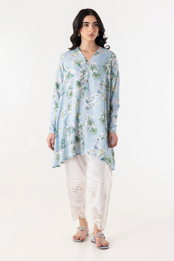 Stitched Linen Printed Shirt (SS25BSP107)