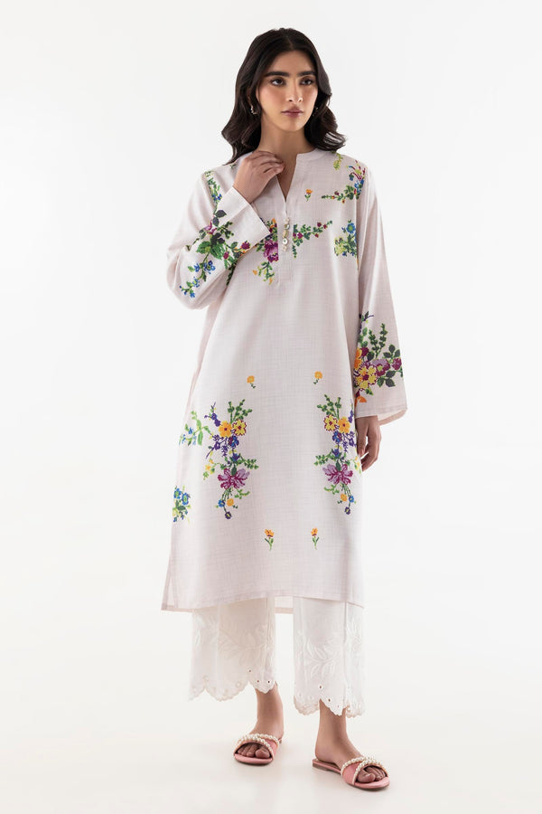 Stitched Printed Jacquard Shirt (SS25BSP119)