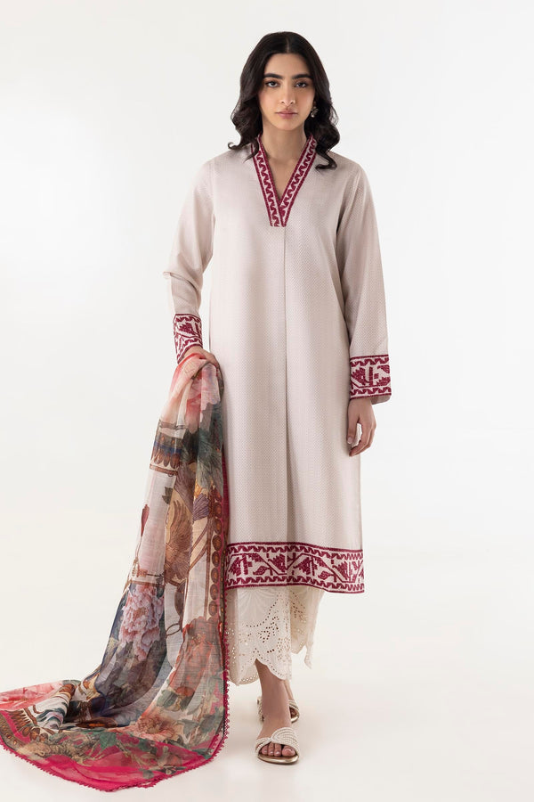 Stitched Blended Jacquard Shirt (SS25BSP123)