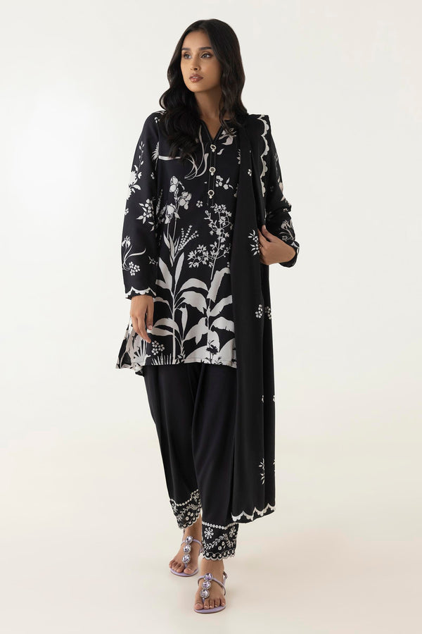 Stitched Embroidered Shirt + Dupatta (SS25BSP171P2D)