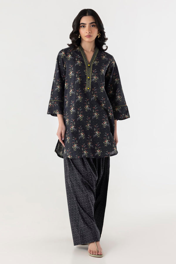 Stitched Printed Lawn Shirt + Bottom (SS25BSP336P2T)