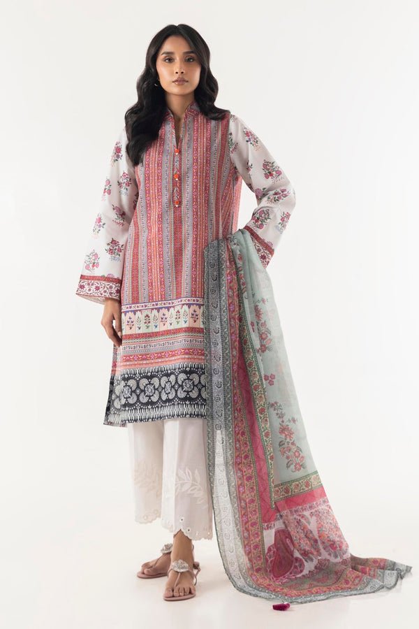 Stitched Printed Shirt + Dupatta (SS25BSP371P2D)