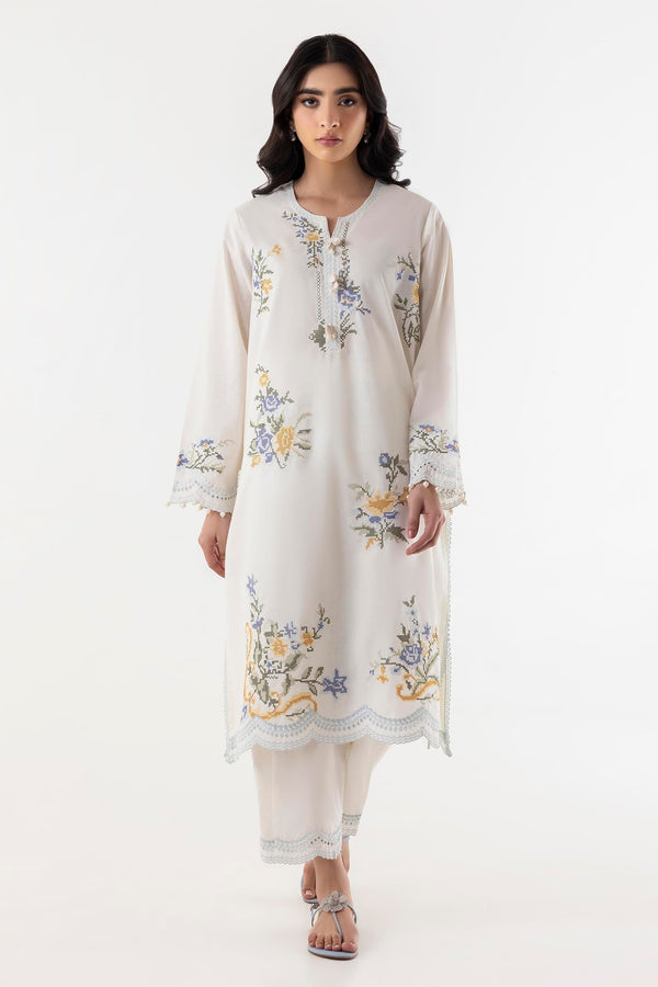 Stitched Lawn Embroidered Shirt (SS25SGE313)