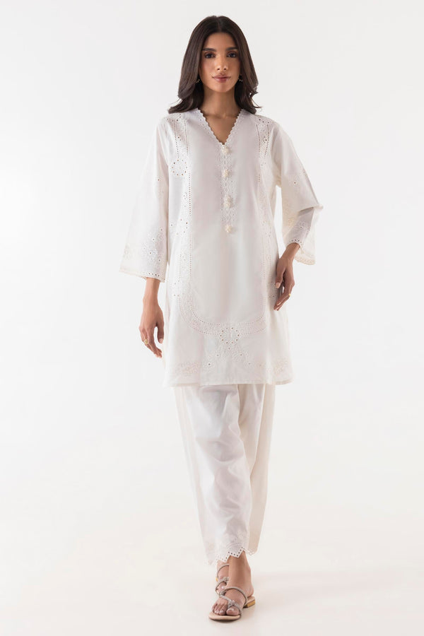 Stitched Lawn Embroidered Basic Shirt (SS25SGE317)