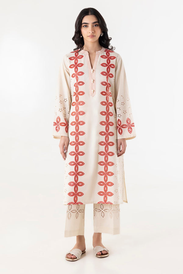 Stitched Embroidered Lawn Shirt (SS25SGE319)
