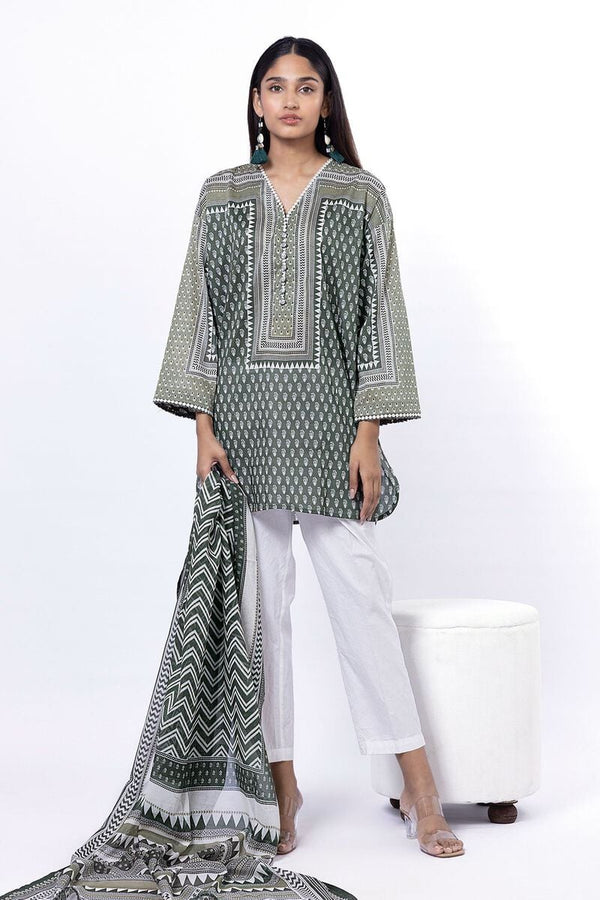 Fabrics 2 Piece | Top and Dupatta | SSZ2153C
